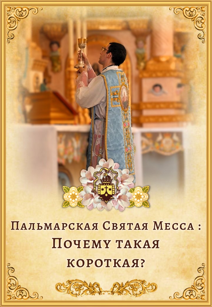 Пальмарская Святая Месса  : Почему такая короткая?<br> <br>Узнать больше</a>
